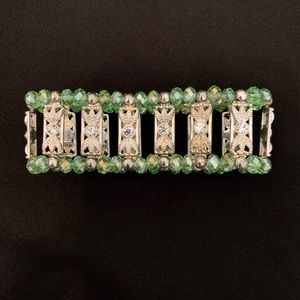 Green Beaded Bracelet